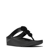 Women's Fino Beaded-Button Toe-Post Sandal METALLIC BLACK view