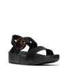 Women's Lulu Back-Strap Sandal ALL BLACK view