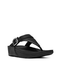 Women's Lulu Toe-Post Sandal ALL BLACK view