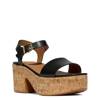 Women's Platfforms Heeled Sandal BLACK view