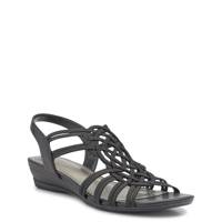 Women's Royal Wide Width Slingback Sandal BLACK WIDE view