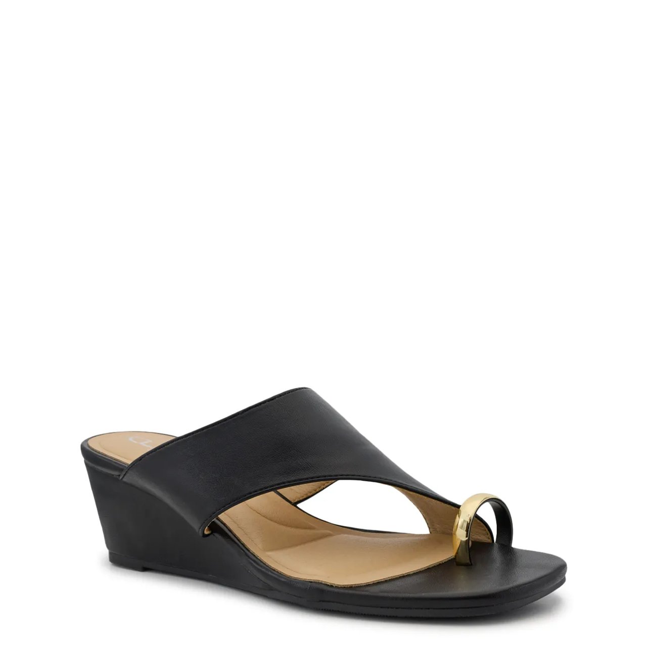 Women's Lovely Time Toe Thong Jewel Ring Wedge