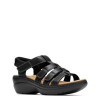 Women's Merliah 2 Ruby Wedge Sandal BLACK LEATHER view