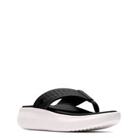 Women's Solevana Post Flip Flop BLACK view