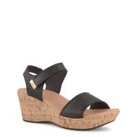Women's Summer Wedge Sandal BLACK view