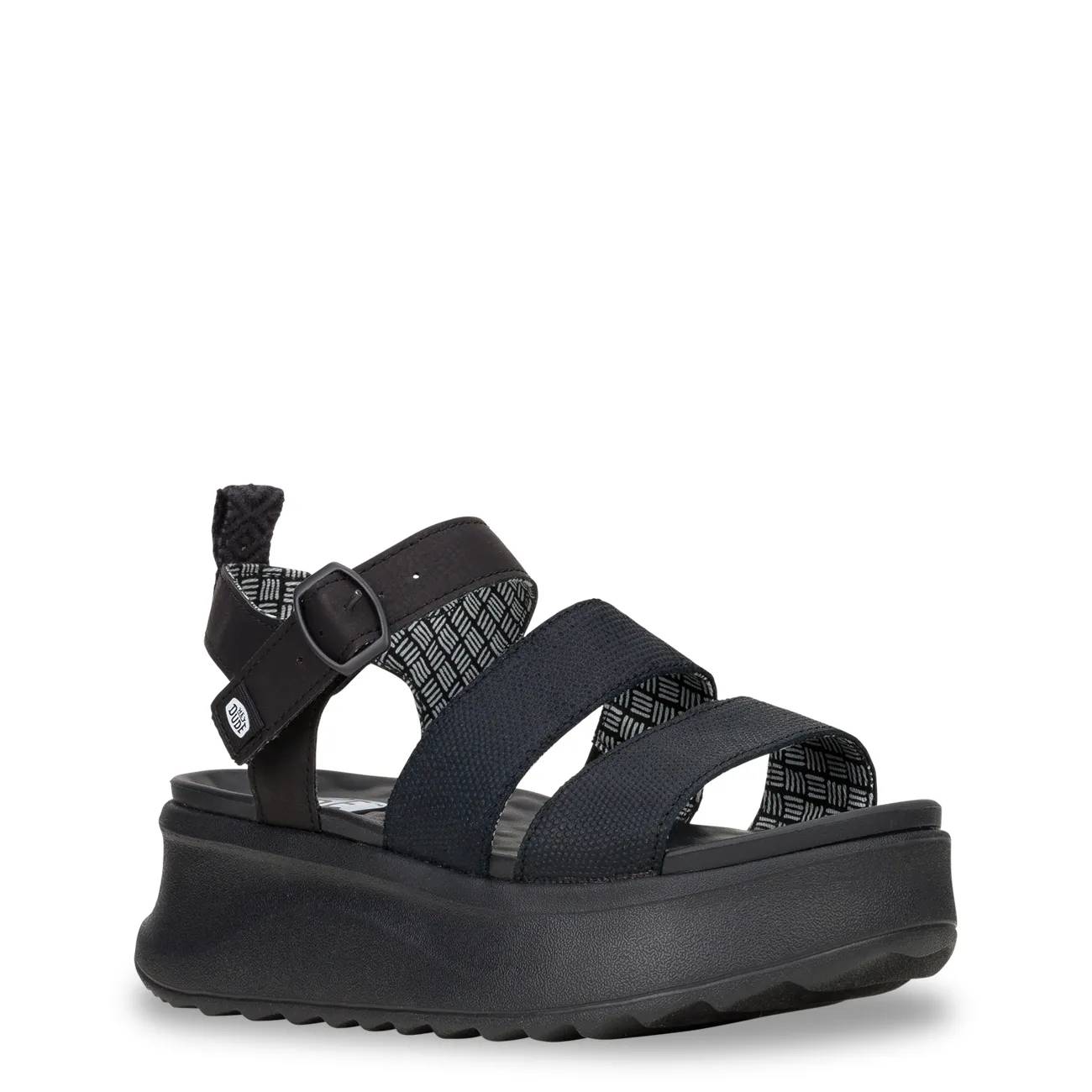 Hey Dude Women's Delray Buckle Classic Sandal