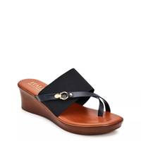 Wedge Sandal Black view