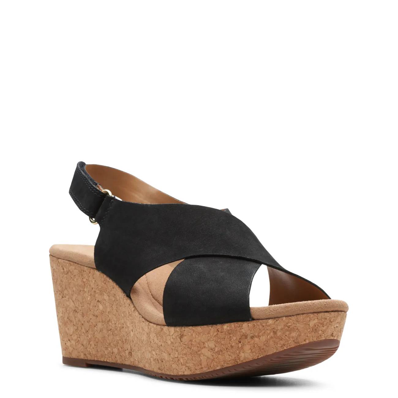 Clarks Women's Annadel Eirwyn Wide Width Wedge Heel