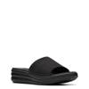 Women's Drift Twist Wide Width Wedge Sandal BLACK WIDE view