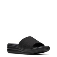 Women's Drift Twist Wide Width Wedge Sandal BLACK WIDE view