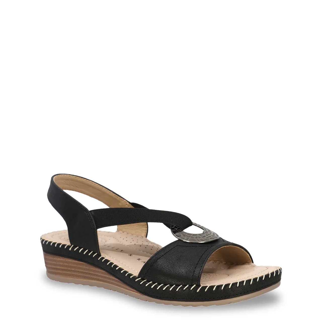 Women's Gabriella-01 Wide Width Wedge Sandal