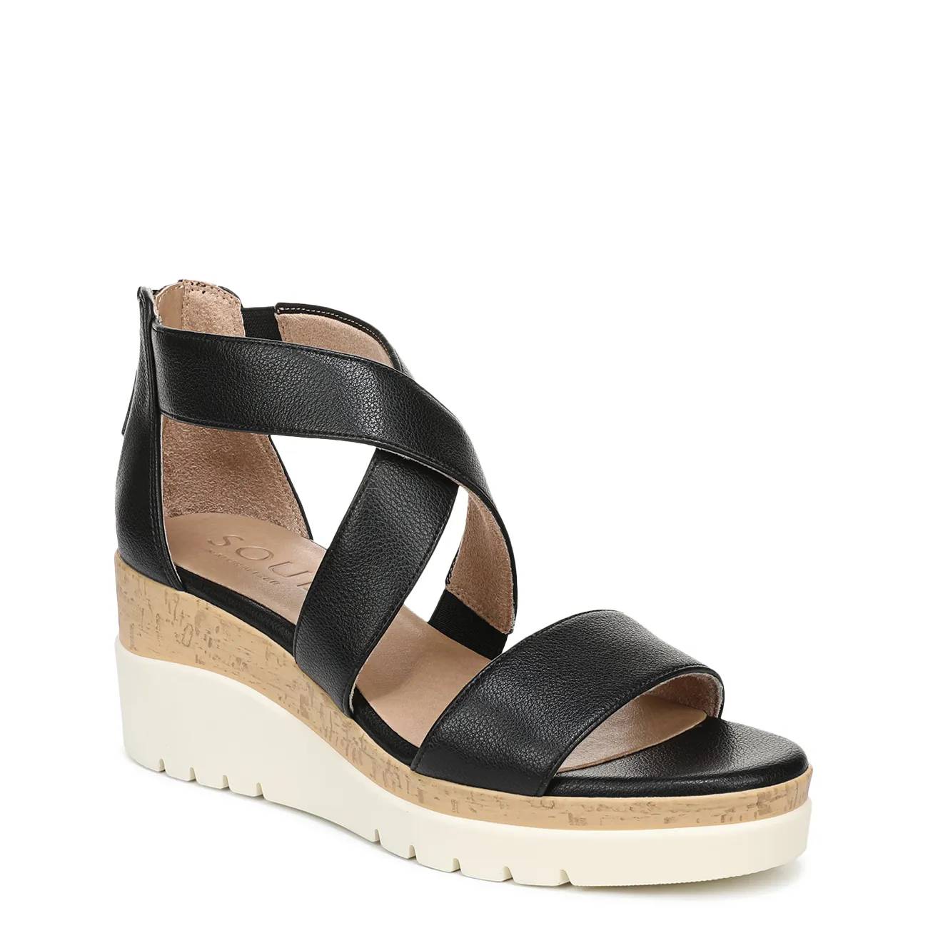 Naturalizer Women's Good Times Wide Width Wedge Sandal
