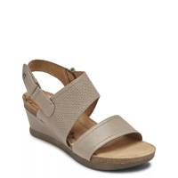 Shona Slingback Wedge Sandal DOVE LEATHER view