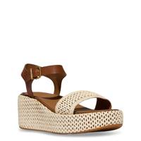 Women's Platfforms Sandal DEEP TAN/IVORY view