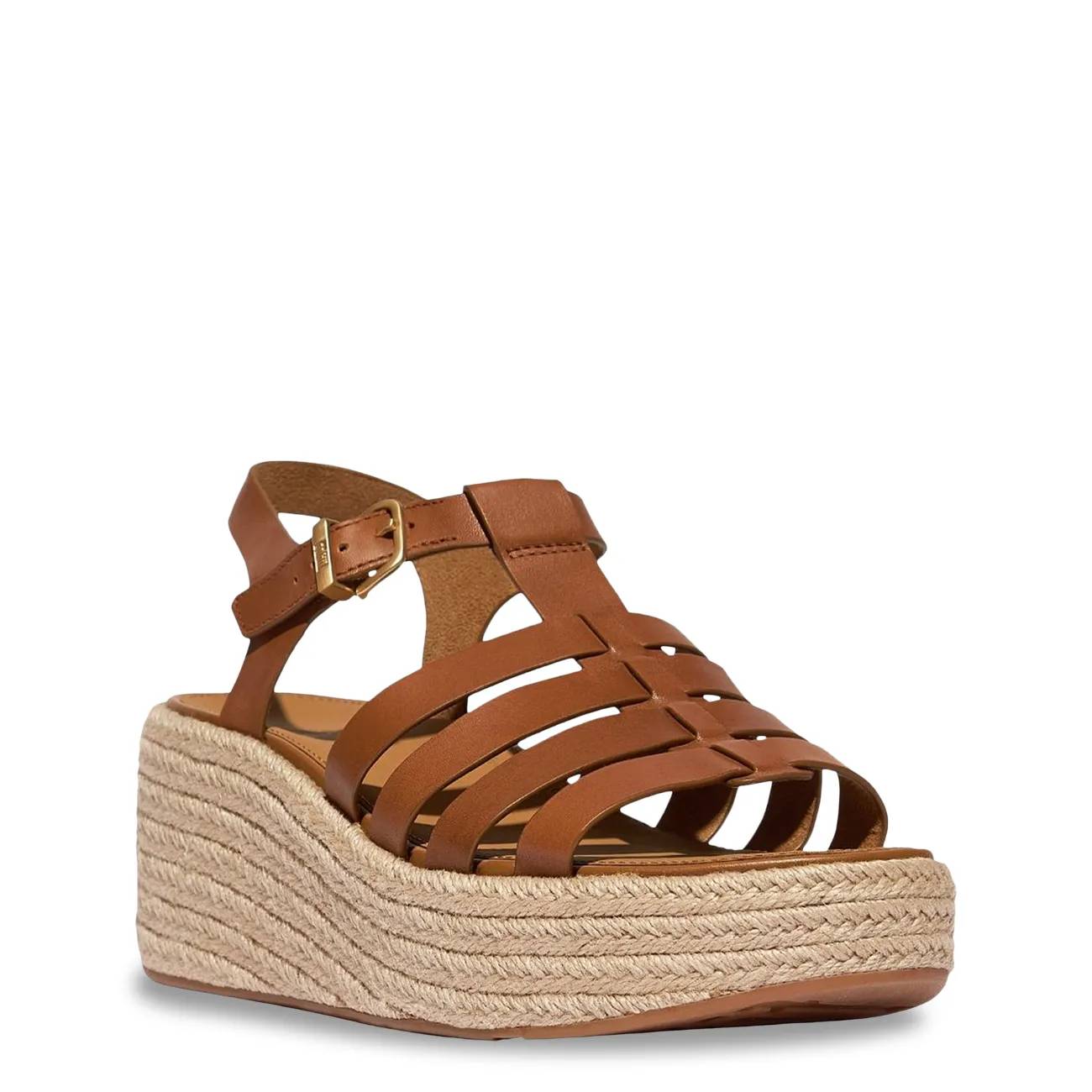 FitFlop Women's Platform Espadrille Fisherman Wedge Sandal