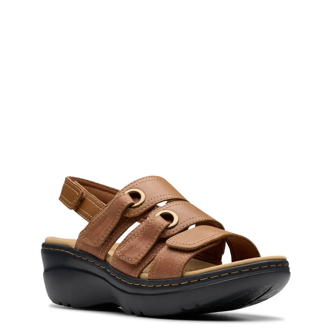 Clarks Women's Merliah 2 Bali Wide Width Wedge Sandal