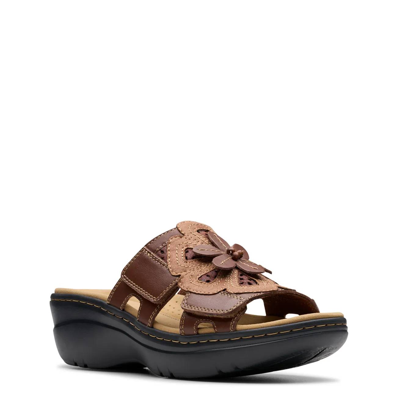 Clarks Women's Merliah2 Belle Wide Width Wedge Sandal