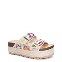 Pretends Platform Sandal NATURAL/MULTI-COLOUR view