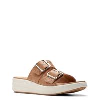 Women's Drift Buckle Wedge Sandal WARM BEIGE view