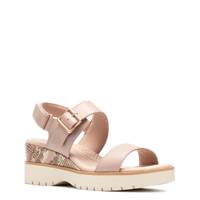 Women's Diaz Rose Wedge Sandal SAND COMBI LEATHER view
