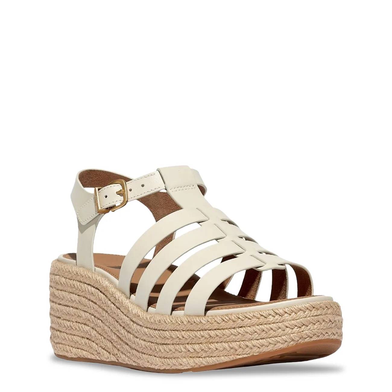 FitFlop Women's Platform Espadrille Fisherman Wedge Sandal