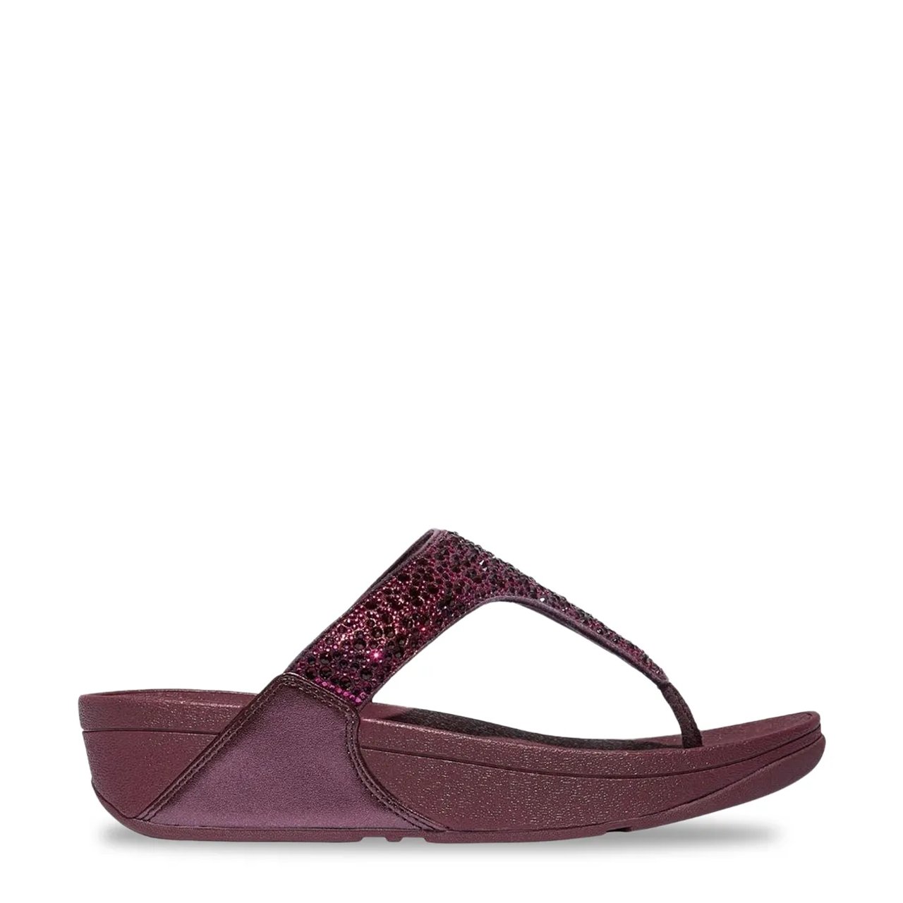 Women's Lulu Crystal-Mix Toe-Post Sandal