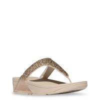 Women's Lulu Crystal Mix Metallic Toe Post Sandal PLATINO view