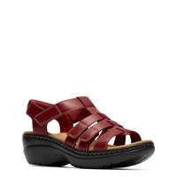 Women's Merliah 2 Ruby Wedge Sandal RED LEATHER view