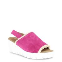 Women's Venti Fringe Sandal FUSHCIA view