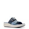Women's Drift Buckle Wedge Sandal DENIM COMBINATION view