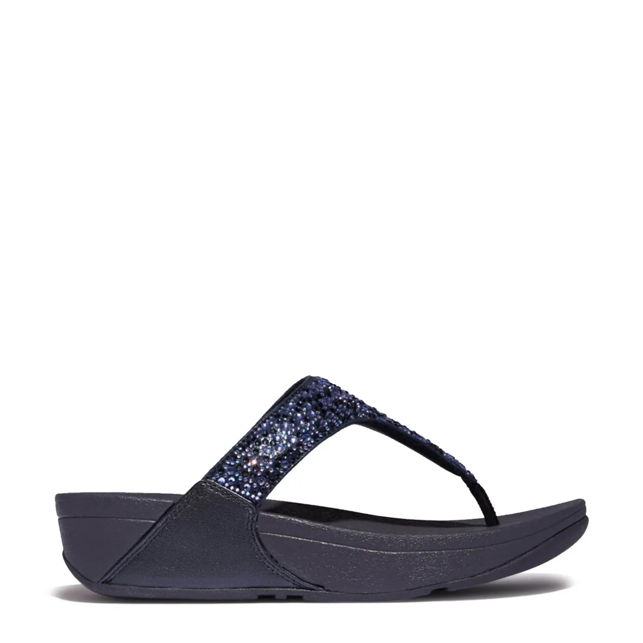 Women's Lulu Crystal-Mix Toe-Post Sandal
