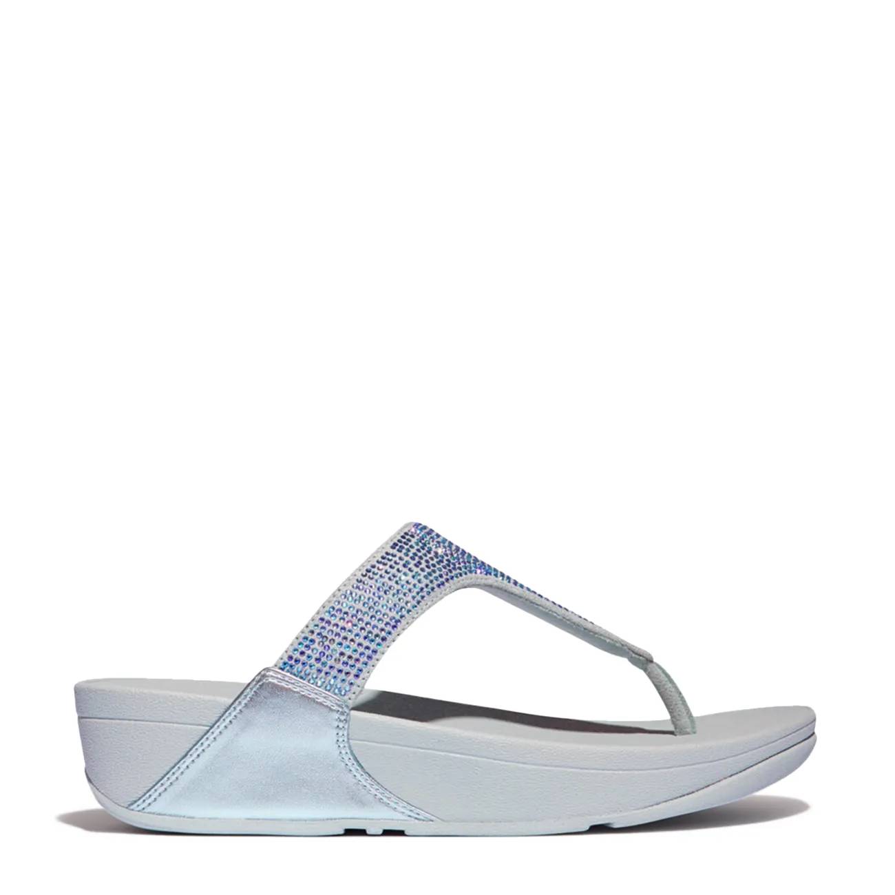 FitFlop Women's Lulu Crystal Embellished Toe-Post Sandal