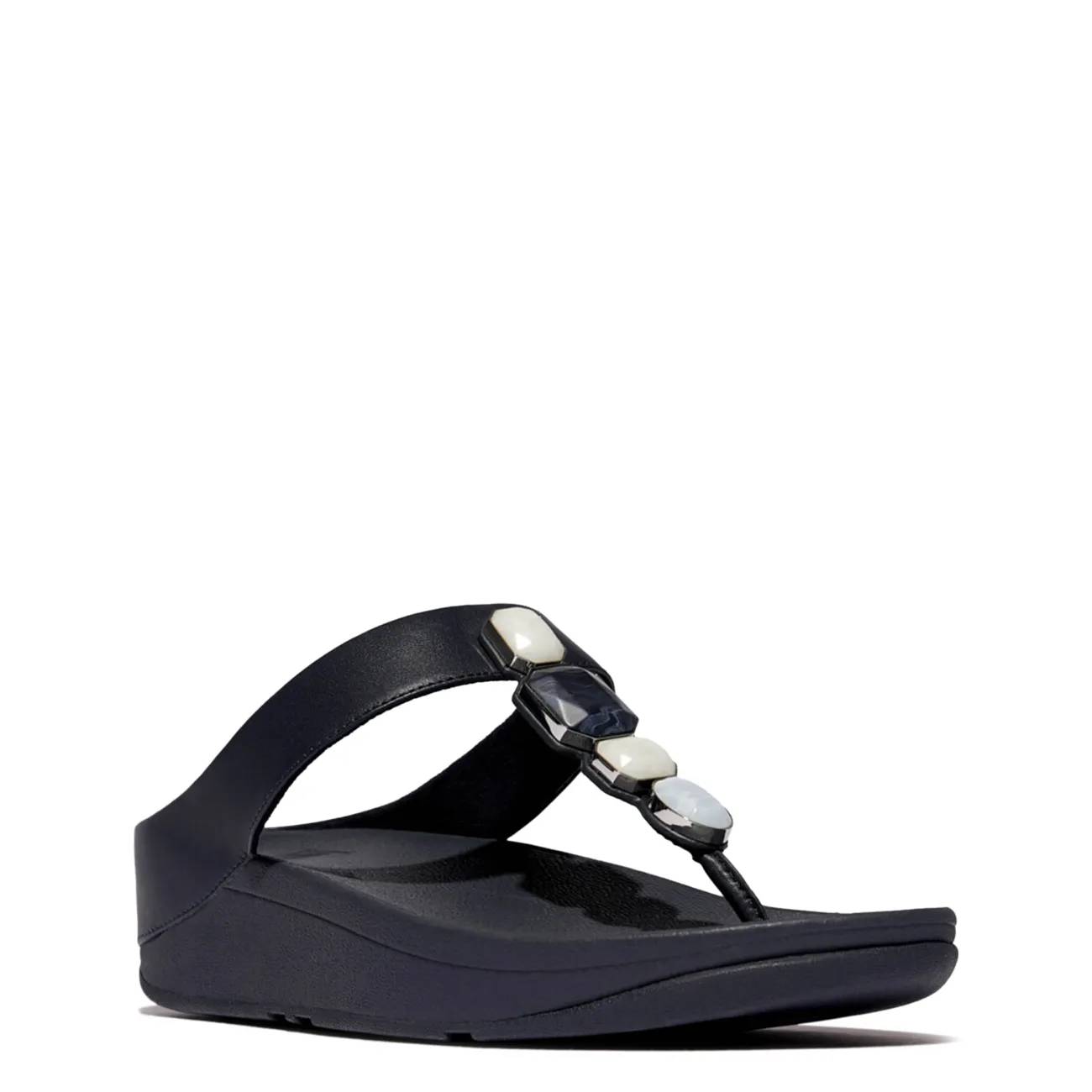 FitFlop Women's Fino Multi-Stone Toe-Post Sandal