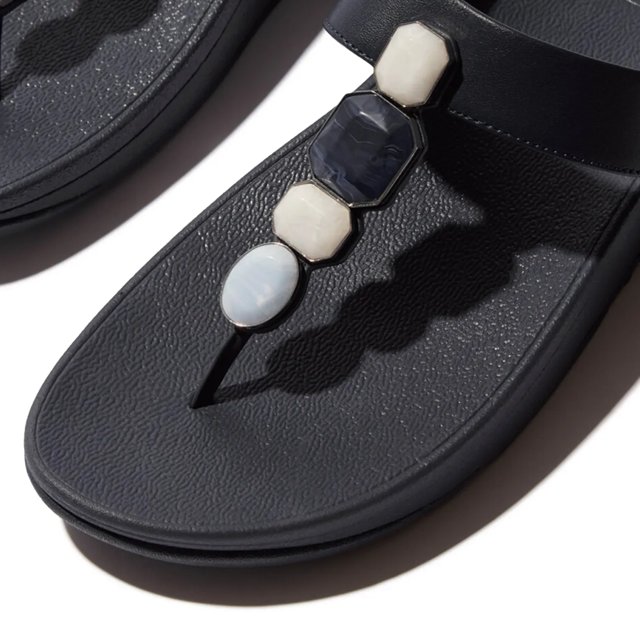 FitFlop Women's Fino Multi-Stone Toe-Post Sandal | DSW Canada