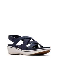 Women's Breezerae Ana Wedges NAVY SYN view