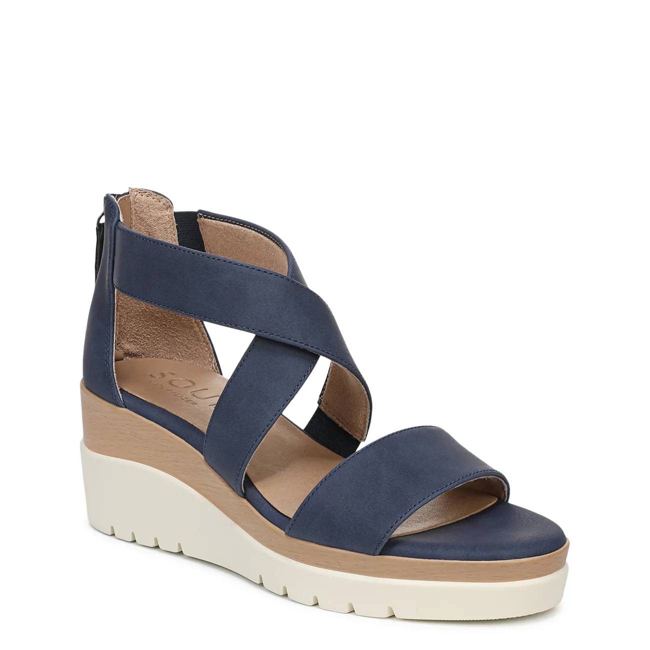 Naturalizer Women's Good Times Wide Width Wedge Sandal