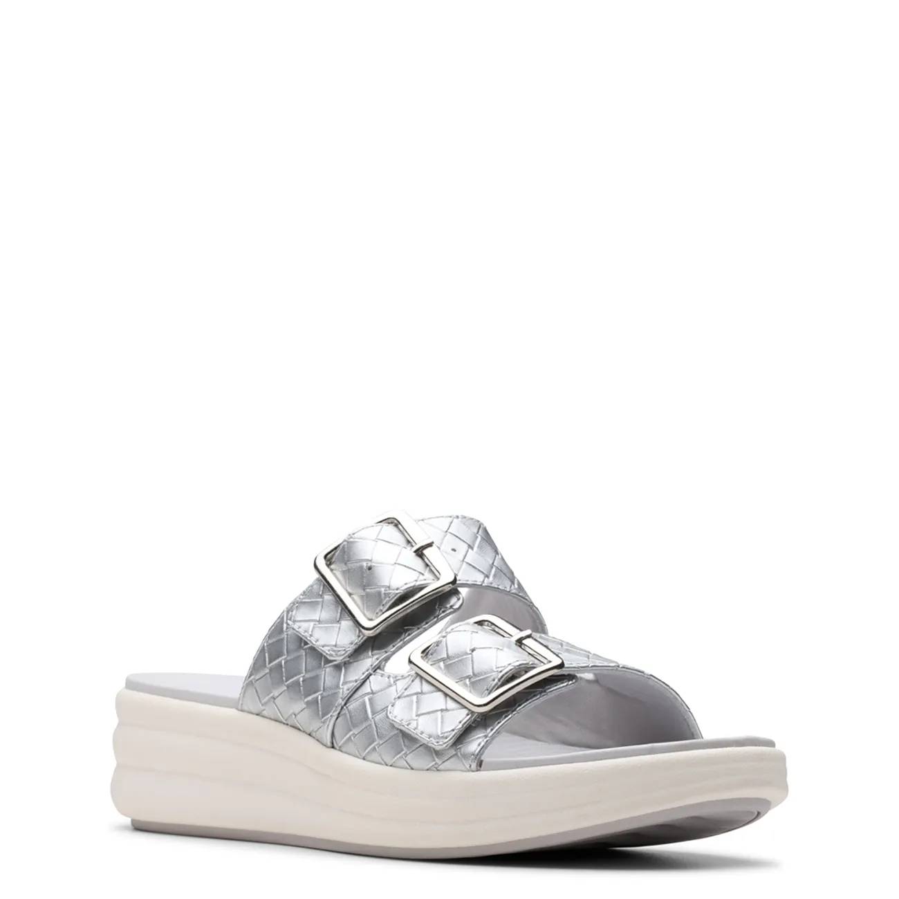Clarks Women's Drift Buckle Wedge Sandal