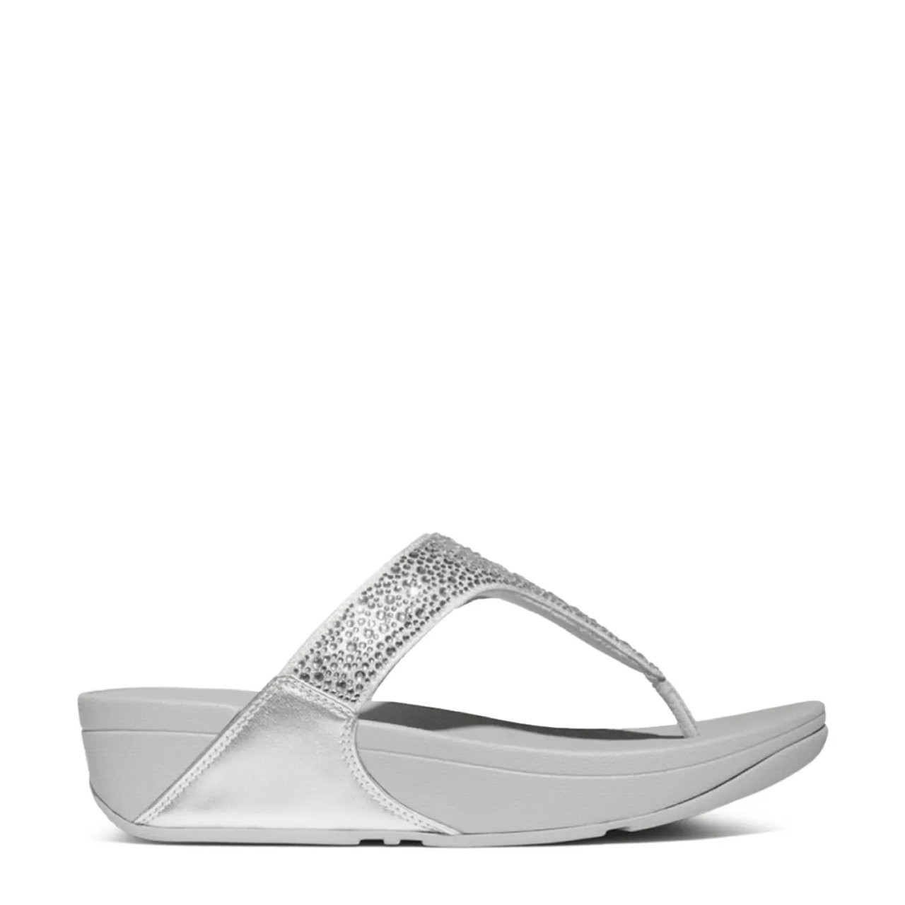 Women's Lulu Crystal-Mix Toe-Post Sandal