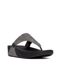 Women's Lulu Shimmerlux Toe-Post Sandal PEWTER view