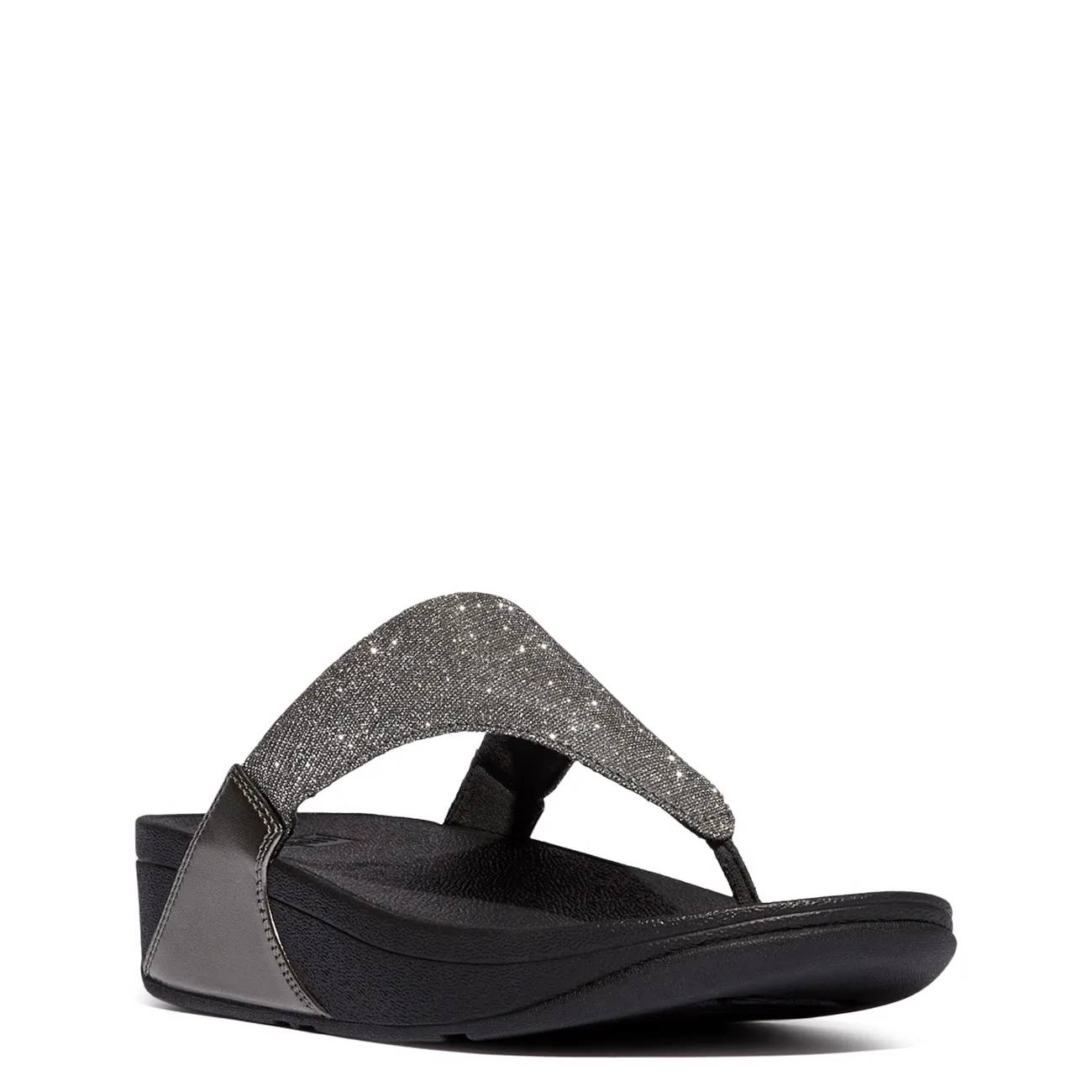 FitFlop Women's Lulu Shimmerlux Toe-Post Sandal
