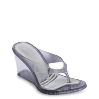 Women's Nabeela Heeled Sandal GREY/CLEAR view