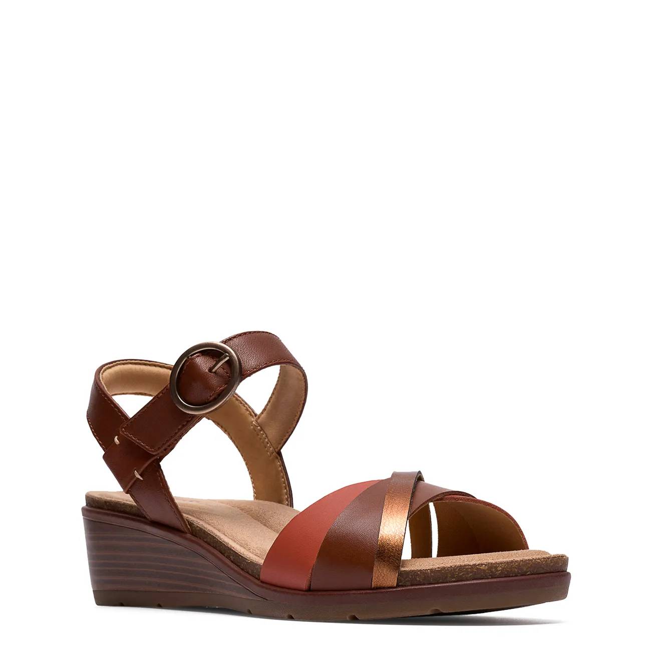 Clarks Women's Kacha Twist Wedge Sandal