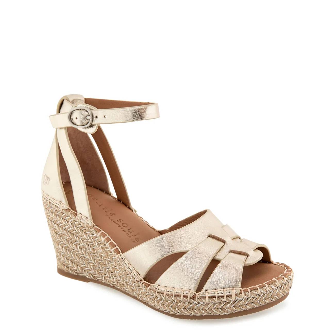 Gentle Souls Women's Coolie Wedge Sandal