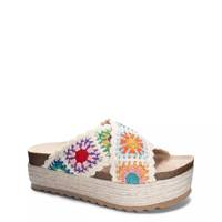 Plays Platform Sandal NATURAL/MULTI-COLOUR view