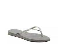 Slim Flip Flop - Women's Grey/Silver view
