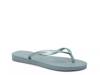 Slim Flip Flop - Women's Dark Teal/Teal Metallic view