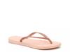 Slim Flip Flop - Women's Blush/Rose Gold Metallic view