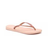 Slim Flip Flop - Women's Blush/Rose Gold Metallic view