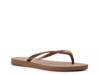 Slim Flip Flop - Women's Rose Gold Metallic view