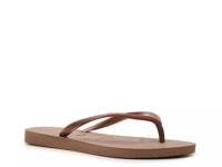 Slim Flip Flop - Women's Rose Gold Metallic view